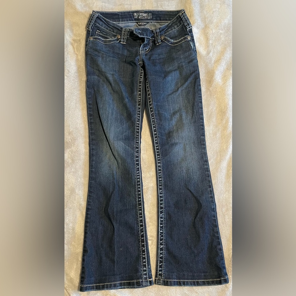 Silver jeans